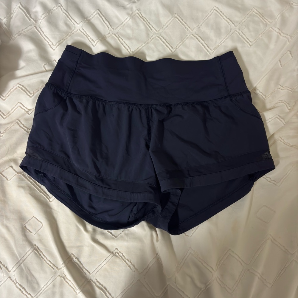 Lululemon Navy Athletic Shorts